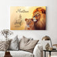 Leinwand Lion Love - Geschenk für Paare