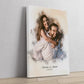 Momente in Aquarell Geschenk für Paare personalisierbar
